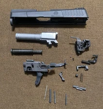 USED OEM TAURUS 709 Slim Complete SLIDE And LOWER PARTS Lot 9mm