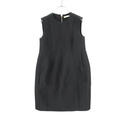 CELINE ärmelloses Kleid Wolle schwarz #36 gebraucht Damen