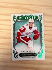 2018-19 Artifacts Emerald #166 Dominic Turgeon 84/99 Detroit Red Wings