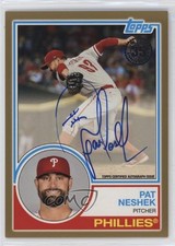 2018 Topps Update 1983 Topps Design Auto Gold 11/50 Pat Neshek #83A-PN Auto 2oe