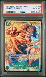 Monkey D. Luffy OP13-118 Carrying on His Will Secret Rare - One Piece TCG