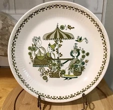 1 Vintage 8” Flint Market Salad Breakfast Plate Figgjo Norway Scandinavian