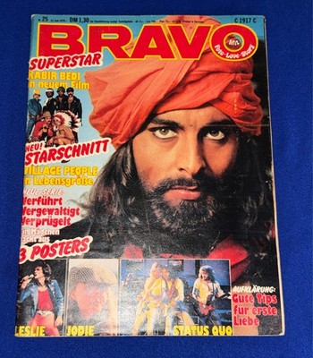 VTG JUNE 1979 Bravo Superstar GERMAN MAGAZINE CLEAN Village People/Status Quo