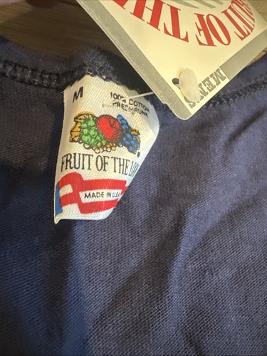 Vintage Shirt Fruit of The Loom Medium Herren Tank Top 100% Baumwolle USA 1991 - Bild 4 von 8