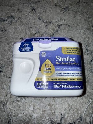 Similac Pro-Total Comfort Gentle Infant Formula Powders, 20.1oz, Exp May 2027