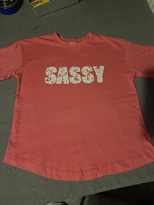River Island Sassy Pink Teashirt Age 11/12 Years UK