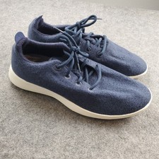 Allbirds Wool Runner Mens Size 13 Blue Athletic Running Walking Shoes Sneakers
