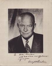 DWIGHT D. EISENHOWER - AUTOGRAPHED INSCRIBED PHOTOGRAPH