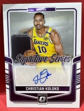 20245-25 Donruss Optic Signature Series💥Christian Koloko💥SS-KOL 🏀Lakers