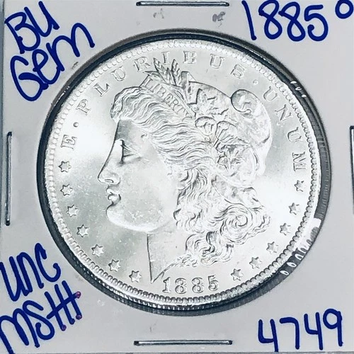 1885 O BU UNCIRCULATED MORGAN SILVER DOLLAR AUTHENTIC U.S.MINT FREESHIPPING 4749