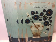 SYMPATHY GREETING CARDS New w/Envelopes LOT 7 "THINKING OF YOU" AWESOME PRICE 