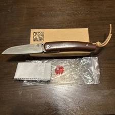 Petrified Fish -PF719- 1ST SERIES- Exotic Wood Scales- Sandvik Steel