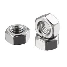 200 PCS M6 Metric 304 Stainless Steel Hex-Nuts Grade 8.8 Hardware Assortment