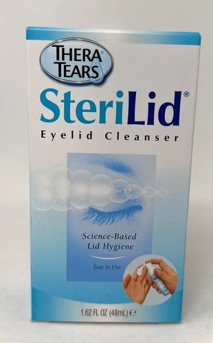 TheraTears SteriLid Eyelid Cleanser Foam Pump 1.62oz Tea Tree Oil DISCONTINUED