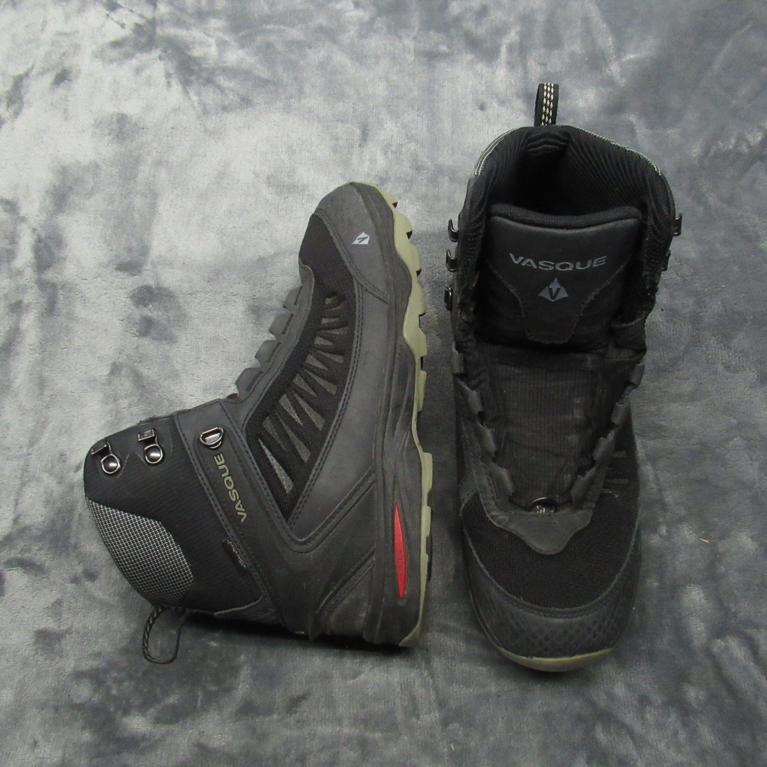 S Boots 9m Coldspark Black Waterproof Hiking Trail Rugged Mi