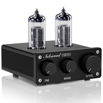 Nobsound TUBE-T4C Mini HiFi Stereo Röhrenvorverstärker Desktop Preamp Heim Audio
