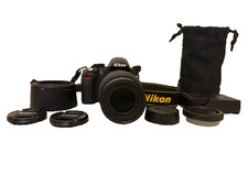 Nikon D3100 DSLR Camera Kit w/ AF-S DX VR 55-200mm Lens, Battery, Charger, Bag