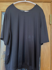 Maggie Barnes Plus 3X Women's Black Knit Pullover Short Sleeve Top