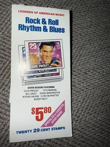 U.S. BKLT OF 19 SCOTT#BK204 29ct 1993 ROCK&ROLL/RHYTHM&BLUES MINT VARIOUS P#'s