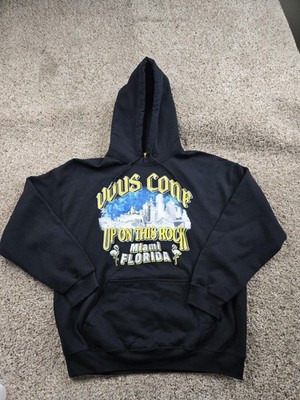 VOUS Hoodie Mens XL Black Up On This Rock Miami Florida Tour 2022 Sweatshirt