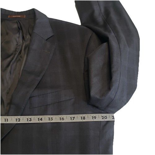 Cappotto sportivo Peter Millar Blaze uomo 40R blu a quadri lana made in Canada - Foto 9 di 13
