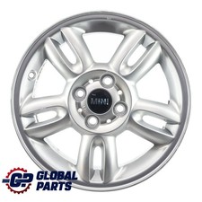 Mini Cooper One R56 cerchio in alluminio argento cerchio in lega 15" 5,5J 5 stelle Twin Spoke 118
