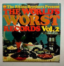 &ldquo;The World&rsquo;s Worst Records Vol. 2&rdquo; 1985 Vinyl LP Rhino RNLP 105  &lsquo;TROGGS TAPES&rsquo;