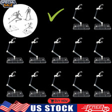 12Pc HG144 Adjustable Action Figure Display Holder Base Doll Model Support Stand