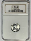 1943 LINCOLN CENT NGC MS 65