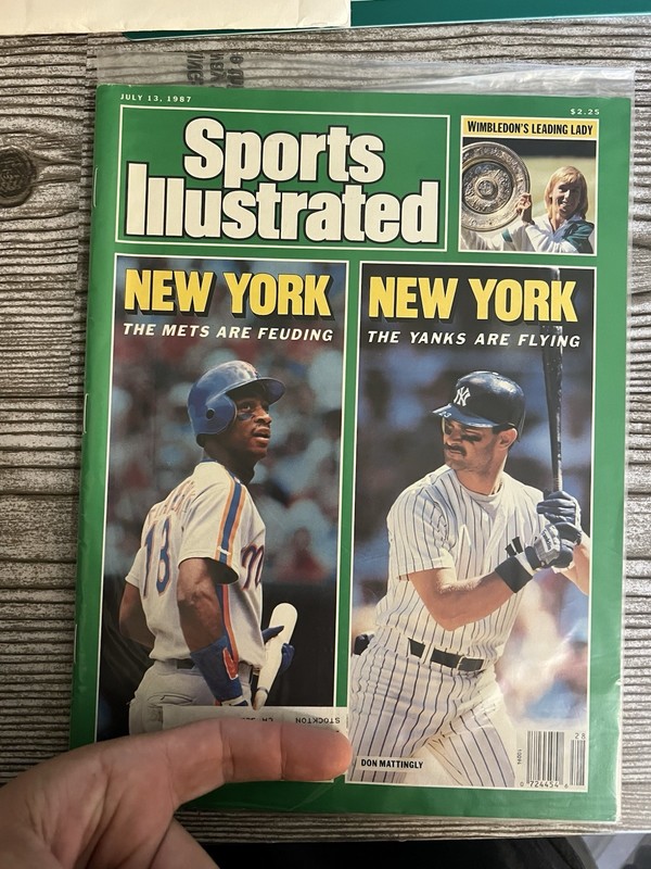 7/13/87 Sports Illustrated Magazine Mattingly/Strawberry Great Condition Vintage