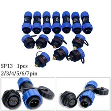 100% Nagelneu SP13 Wasserdichter Stecker Blau Und Schwarz Stecker/Buchse