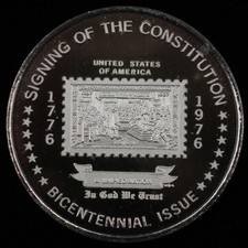 1976 Signing of the Constitution 32g .999 Silver Art Round (65248) 87.47 per troy oz