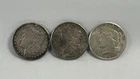 1921-D 1891-S Morgans & 1922 - S Peace Silver Dollars 3 Coin Lot 90% Silver