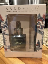 SAND & FOG 2pk Vanilla Sugar Eau De Parfum Oil Dropper Rollerball Perfume Set