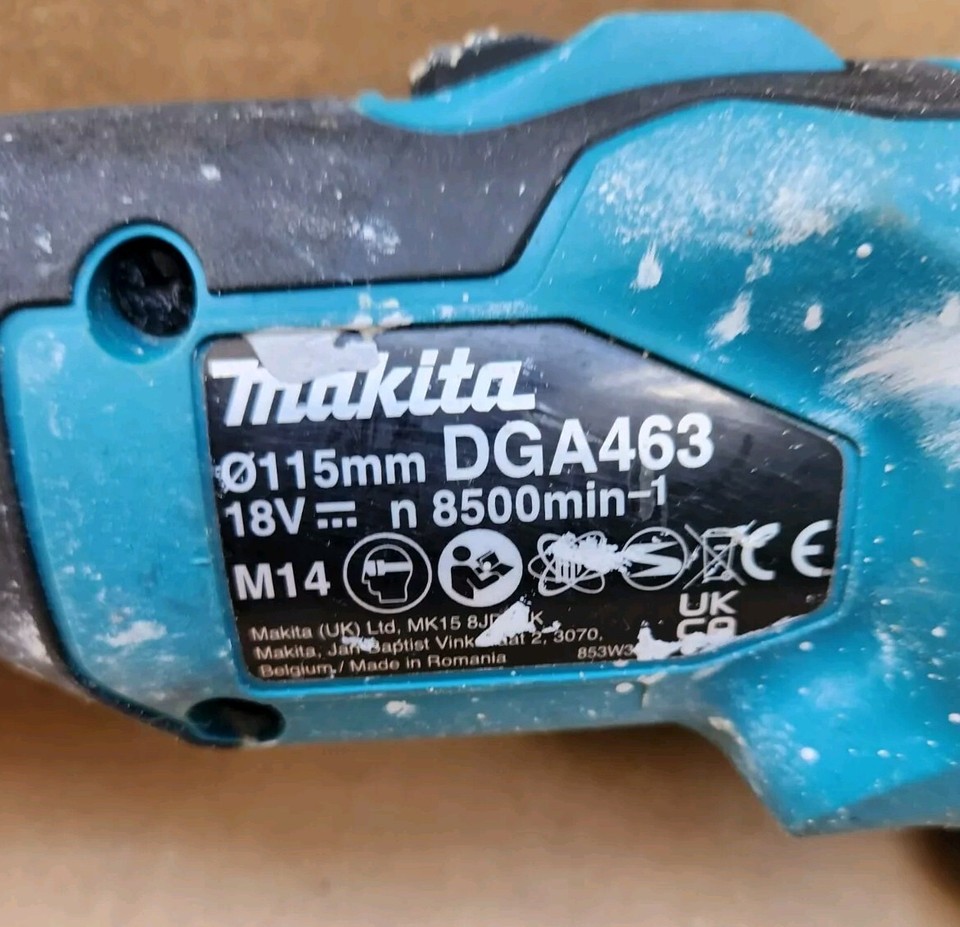 Makita DGA463Z BL LXT 18V Angle Grinder 115mm Tool Body Only