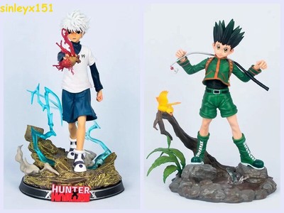HUNTER×HUNTER Killua Zoldyck GON·FREECSS Scene Figures PVC Model Decoration Gift