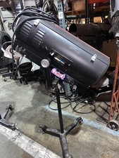 Atlas Comet Theatrical Follow Spot light  with roll around stand Clean 