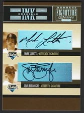 Loretta Burroughs 2015 Donruss Signature INKcredible Signatures Dual Auto #IS-15