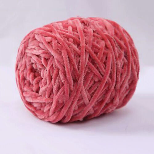 100 g/Rolle klobig gehäkelt Chenille Milch Baby Samt Stricken Wolle weiches Garn zum Selbermachen - Bild 43 von 48