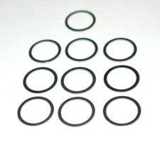 (10) Fuel Bowl Inlet Fitting Gaskets 7/8" Rubber Coated Fits: Holley Carburetor