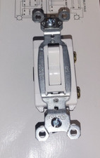 Pass  Seymour CSB20AC1-W Commercial Grade Switch 1 Pole 20 Amp 120/277 Volt