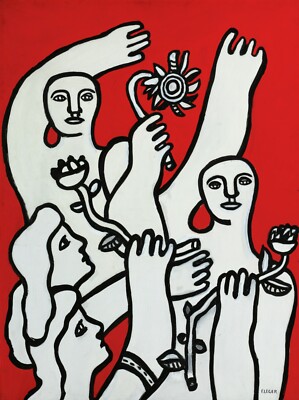 FERNAND LEGER Art Poster or Canvas Print ''LA JOIE DE VIVRE''