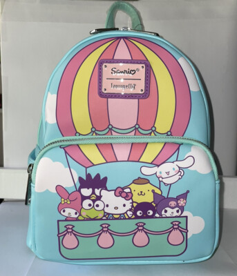 NWT Loungefly Sanrio Hello Kitty & Friends Hot Air Balloon Mini Backpack