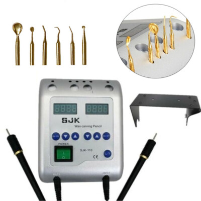Dental Lab Electric Wax Waxer Carving Pen Pencil Carver mit 6 Wachsspitzen