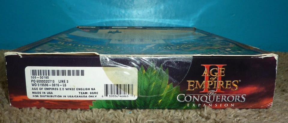 Age of Empires II The Conquerors Expansion Microsoft 2000 Big Box Sealed - Image 3 of 4