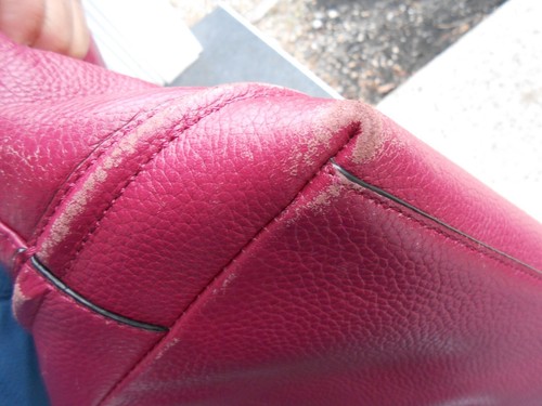 Kate Spade Leather Tote Shoulder Bag - Maroon, Large - Picture 8 of 8