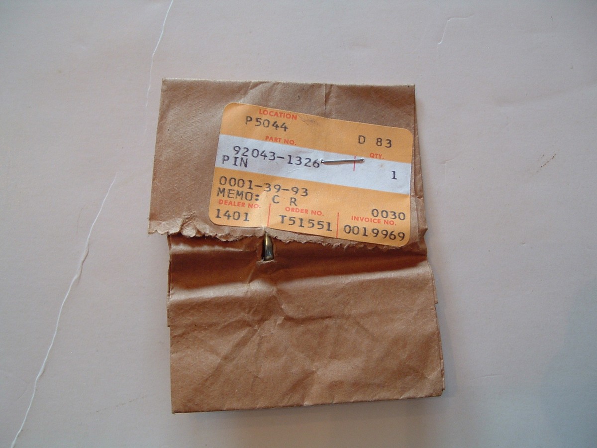 Kawasaki OEM 92043-1326 PIN,8X40.5 ( In hand ships today Free ) | eBay