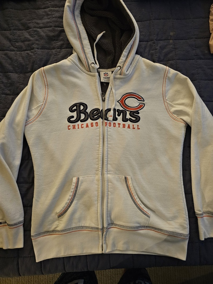 Chicago Bears NFL Team Apparel Sherpa Lined Zip Hoodie Jacket