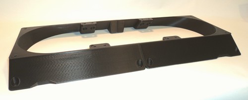 360mm Radiator +2x 180mm Fans to 2x 180mm Fan Slots Mounting Bracket Adapter Mod - Afbeelding 7 van 11