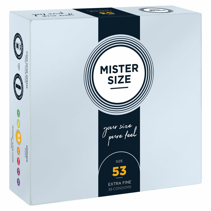 Mister Size condoms * 53 mm width * Close Feel Regular Sized